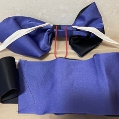 作り帯　紫の画像