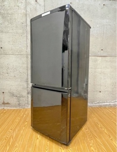三菱電機 冷蔵庫 MR-P15Z-B1 2ドア冷蔵庫 サファイアブラック 146L 冷凍冷蔵庫 ノンフロン冷蔵庫 動作OK