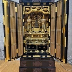 仏壇 二重扉 台付き セパレートタイプ コンパクト スリムタイプ...