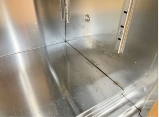ホシザキ HHC-183560 扉付き 吊り棚 スライド扉 中棚付き 壁掛け棚 ラック 食器棚 収納棚 ステンレス製 業務用 店舗用品