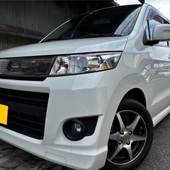 安心☆1年保証付き☆極上車！月々8千円〜分割払い可‼️ 車検2年付き！【名義変更代込み】☆スズキ ワゴンRスティングレーT☆快適なターボ☆グングン進みます☆HDDナビ付き☆走行中DVD見れます☆プッシュスタート☆ドライブレコーダー付きのフル装備☆社外アルミ☆事故修復歴無し☆そのまま乗って帰れます！の画像