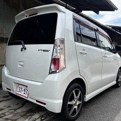 安心☆1年保証付き☆極上車！月々8千円〜分割払い可‼️ 車検2年付き！【名義変更代込み】☆スズキ ワゴンRスティングレーT☆快適なターボ☆グングン進みます☆HDDナビ付き☆走行中DVD見れます☆プッシュスタート☆ドライブレコーダー付きのフル装備☆社外アルミ☆事故修復歴無し☆そのまま乗って帰れます！の画像