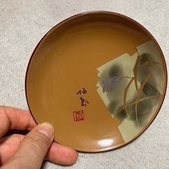 和柄　お菓子入れ　小皿5枚　セットの画像