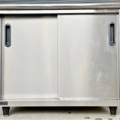 ホシザキ HTC-096080B キャビネットテーブル 作業台 両開き棚