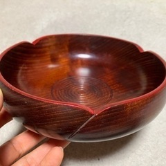 木製　お菓子入れ　小物入れの画像