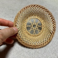 竹製　コースター　茶托　5枚セットの画像