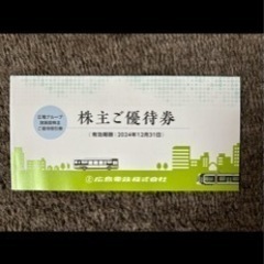 広島電鉄　広電　株主優待