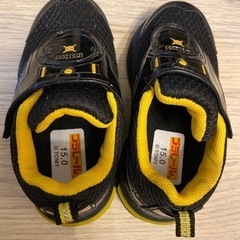 子供靴　プラレール15cm靴 スニーカーの画像