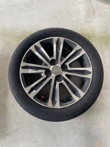 ダイハツ　タントカスタム純正ホイールタイヤ4本セット