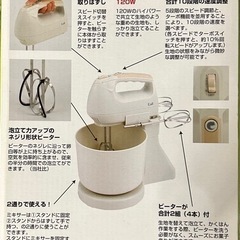 新品　ボール付電動ハンドミキサーの画像