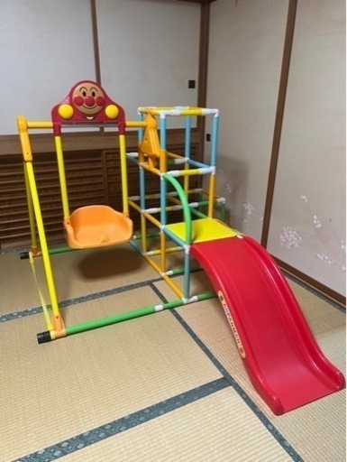 アンパンマン うちの子天才 カンタン折りたたみブランコパークDX