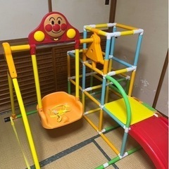 アンパンマン うちの子天才 カンタン折りたたみブランコパークDXの画像