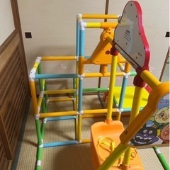アンパンマン うちの子天才 カンタン折りたたみブランコパークDXの画像