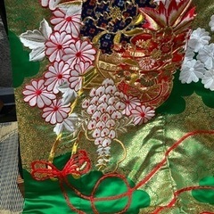 総刺繍打掛（衣桁付き）の画像