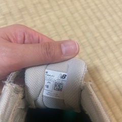 ニューバランス18センチシューズの画像