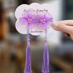 和風ヘアアクセサリー 髪飾り 髪留め 花 フラワー タッセル 和...