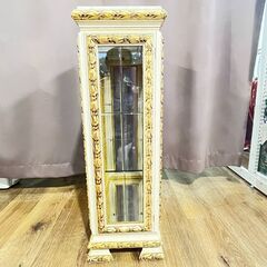 家具 生活家具 PANDA CORNICI　飾り棚　３段　ホワイト×ゴールド