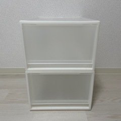 【無印良品】ポリプロピレン収納ケース・引出式・大　2個セット
