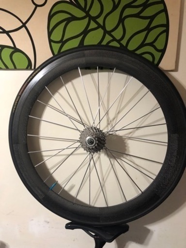 リアカーボンホイール　自転車　ロードバイク　アルテカセット付