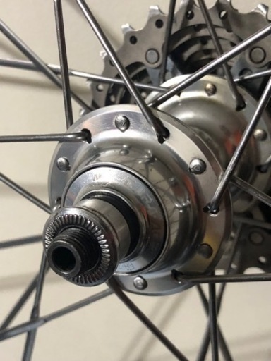  リアカーボンホイール　自転車　ロードバイク　アルテカセット付
