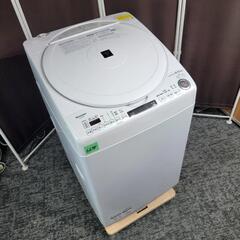 ?‍♂️h060809売約済み❌6698‼️配送設置は無料?‼️乾燥機能付き✨最新2022年製✨SHARP 8kg/4.5kg 洗濯機