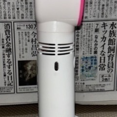 カタールオリンピックチームのUSB充電式携帯/卓上タイプ扇風機。あまり使っていません。の画像