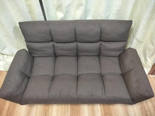 家具 二人掛けソファ 肘付き 美品