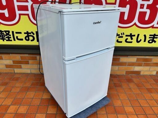 2023年製　■comfee　ノンフロン冷凍冷蔵庫　RCT90WH/E■90L