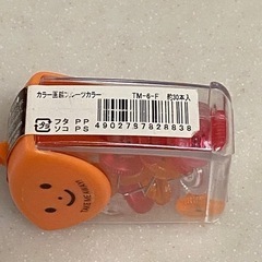 新品 未開封 ミツヤ カラーピン クリアピン 画鋲 ツレテッテ 文房具の画像