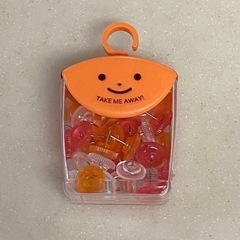 新品 未開封 ミツヤ カラーピン クリアピン 画鋲 ツレテッテ 文房具