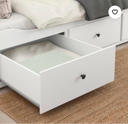 【お相手決まりました】HEMNES ヘムネス デイベッドフレーム