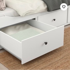【お相手決まりました】HEMNES ヘムネス デイベッドフレームの画像