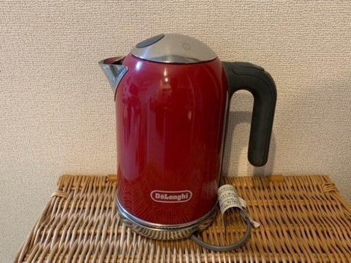 DeLonghi デロンギ K-MIX 湯沸ポット（赤）