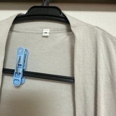 【決まりました】グレーの夏用カーディガンMの画像