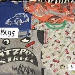 4枚セット　子供服　Tシャツ　サイズ95〜100