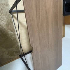 【受け渡し者確定】ニトリ　ワークデスク　ミドルブラウンの画像