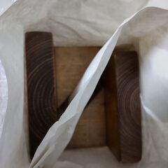 壁棚 遊夢木や アンティーク風 近隣配送無料 手作り 天然木使用 幅45×９㎝ ４個の画像