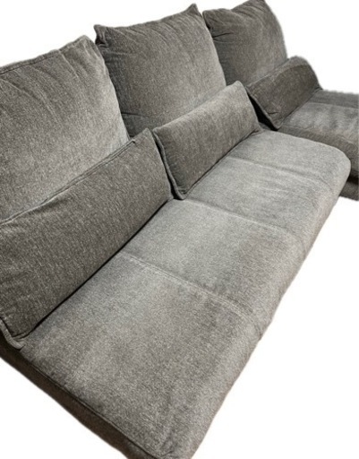 L字3人掛けソファー