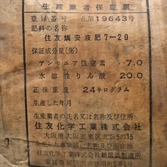 住友燐安液肥24Kgの画像