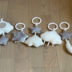 ふわふわくものプレイジムマット　ベージュの画像