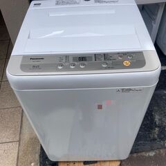 ☆中古￥10,800！Panasonic　5.0kg洗濯機　家電　NA-F50B12型　2019年製　幅56㎝ｘ奥行57㎝ｘ高さ88㎝　【BG097】