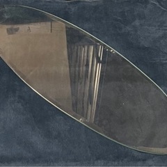 ガラスプレート　オーバル　ディスプレイ　48.5×18.3の画像