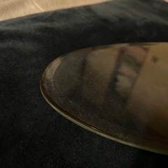 ガラスプレート　オーバル　ディスプレイ　48.5×18.3の画像