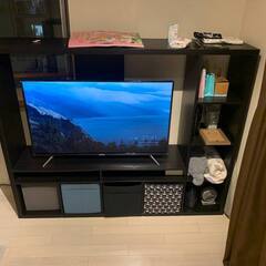 ＩＫＥＡ/イケア　LAPPLAND　テレビ収納ユニット　ブラック...