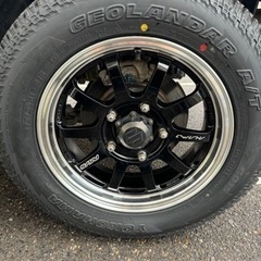 RAYS レイズ　ALAP-J ジムニーJB64jb23  軽量鍛造ホイール　ジオランダーATタイヤ未使用!175/80/r16の画像