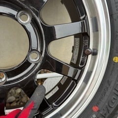 RAYS レイズ　ALAP-J ジムニーJB64jb23  軽量鍛造ホイール　ジオランダーATタイヤ未使用!175/80/r16の画像