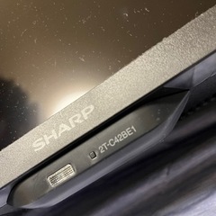 【ジャンク】SHARP  42型 液晶テレビ 2022年製の画像
