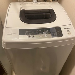 NW-5WR 全自動洗濯機　日時指定あり