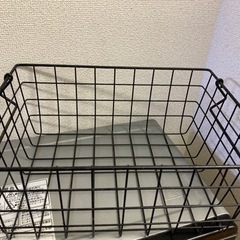 [お譲り先決定]スチールカゴ