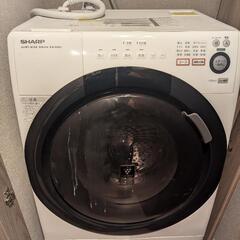 【取りに来れる方】Sharp ドラム式洗濯乾燥機